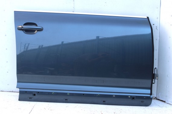 VW TOUAREG DRZWI STRONA PRAWA PRZÓD + TYŁ 7L prawe przednie+tylne 2 sztuki LD7U szary-zielony/offroadgrey metallic 7L0 2003-2010