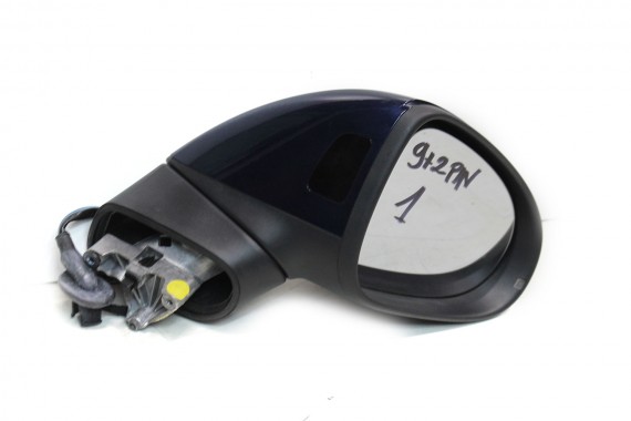 VW TOUAREG 7P LUSTERKO DRZWI PRAWE 11pin zewnętrzne pinów kabli przewodów 9+2 11 pin LH5X niebieski (night blue) 7P6857502