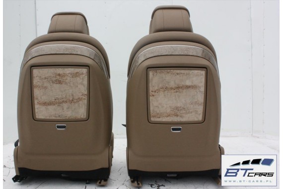 AUDI A8 LONG FOTELE KOMPLET FOTELI siedzeń siedzenia tapicerka 4H D4 wentylowane masaże wersja DESIGN SELECTION + BOCZKI DRZWI