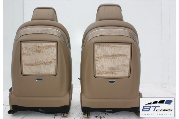 AUDI A8 LONG FOTELE KOMPLET FOTELI siedzeń siedzenia tapicerka 4H D4 wentylowane masaże wersja DESIGN SELECTION + BOCZKI DRZWI