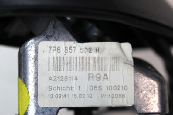 VW TOUAREG 7P LUSTERKO DRZWI PRAWE 9pin zewnętrzne pinów kabli przewodów 9 pin LR9A - biały 7P6857502
