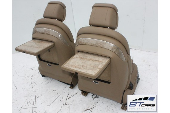 AUDI A8 LONG FOTELE KOMPLET FOTELI siedzeń siedzenia tapicerka 4H D4 wentylowane masaże wersja DESIGN SELECTION + BOCZKI DRZWI