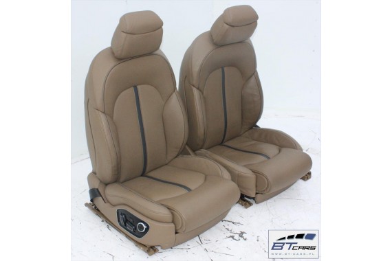 AUDI A8 LONG FOTELE KOMPLET FOTELI siedzeń siedzenia tapicerka 4H D4 wentylowane masaże wersja DESIGN SELECTION + BOCZKI DRZWI