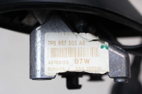 VW TOUAREG 7P LUSTERKO DRZWI LEWE 15pin FOTO zewnętrzne pinów kabli przewodów 15 pin 7P6 857 501 7P6857501 LB7W - srebrny