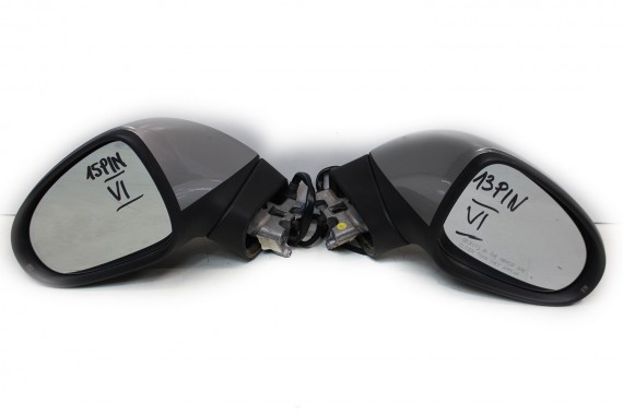 VW TOUAREG 7P LUSTERKO DRZWI PRAWE 13pin zewnętrzne pinów kabli przewodów 13 pin 7P6 857 502 7P6857502 LB7W srebrny 7P6857502AB