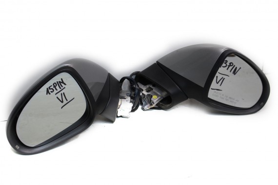 VW TOUAREG 7P LUSTERKO DRZWI PRAWE 13pin zewnętrzne pinów kabli przewodów 13 pin 7P6 857 502 7P6857502 LB7W srebrny 7P6857502AB