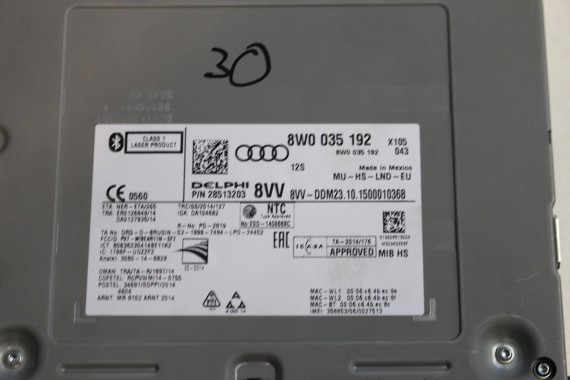 AUDI A4 CZYTNIK MMI 8W0035192 MIB HIGH KARTY SD SIM 8W0 035 192 MULTIMEDIA A5 Q5 8W 80A 8W0035192 8W0035192 8W0035192 8W0035192