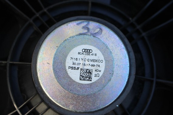 AUDI Q5 GŁOŚNIKI KOMPLET 80A035398 80A035382 80A035411 80A035415 ZESTAW GŁOŚNIKÓW 80A 2017-