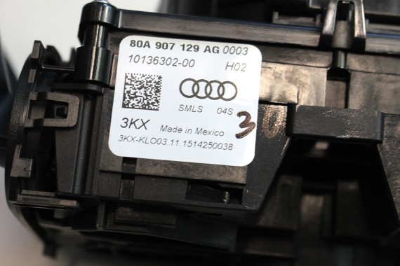 AUDI Q5 MANETKI + TAŚMA AIR BAG 80A907129AG 80A907129CH przełączniki kierownicy+moduł manetka asystent SIDE ASSIST 80A907129CH