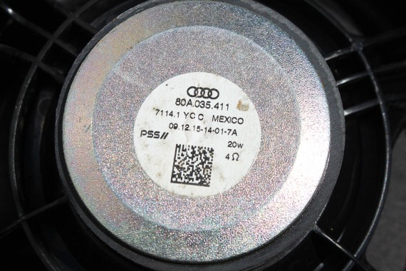 AUDI Q5 GŁOŚNIKI KOMPLET 80A035398 80A035453 80A035399 80A035411 80035415 ZESTAW GŁOŚNIKÓW 80A 2017-