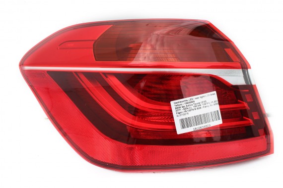 BMW 2 F45 TYŁ KLAPA BAGAŻNIKA ZDERZAK TYLNY ALPINWEISS kolor  + LAMPY TYLNE lampa 300 Alpinweiss 3