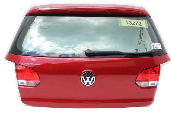 VW GOLF 5K VI 6 TYŁ ZDERZAK tylny KLAPA BAGAŻNIKA + LAMPY lampa Kolor: czerwony 5K