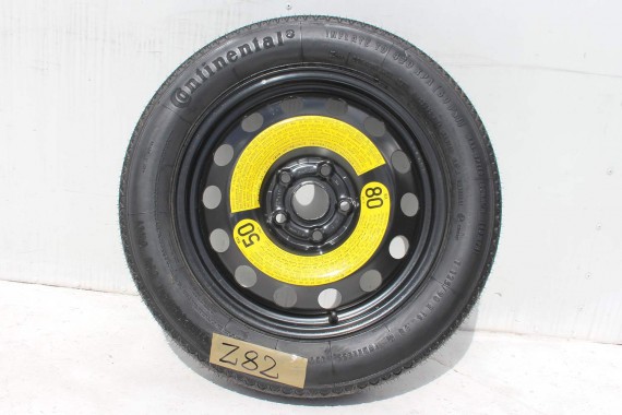 VW THE BEETLE KOŁO DOJAZDOWE DOJAZDÓWKA ZAPAS 5C0601027 5C0 601 027 3J*16H2 ET15 5x112 CONTINENTAL 125/90/16 98M