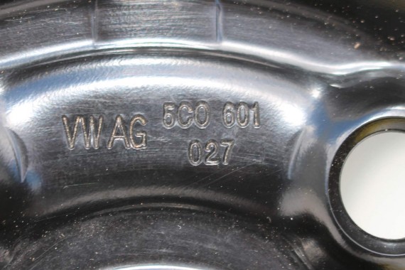 VW THE BEETLE KOŁO DOJAZDOWE DOJAZDÓWKA ZAPAS 5C0601027 5C0 601 027 3J*16H2 ET15 5x112 CONTINENTAL 125/90/16 98M