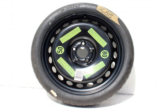 AUDI A4 A5 KOŁO DOJAZDOWE 8K0601027D DOJAZDÓWKA ZAPAS 8K0 601 027 D 4B*19H2 ET29 5x112 HANKOOK S300 125/70/19 100M 8K B8 8T 8F