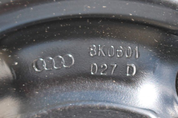 AUDI A4 A5 KOŁO DOJAZDOWE 8K0601027D DOJAZDÓWKA ZAPAS 8K0 601 027 D 4B*19H2 ET29 5x112 HANKOOK S300 125/70/19 100M 8K B8 8T 8F