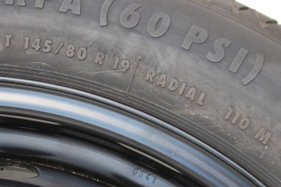 AUDI A8 KOŁO DOJAZDOWE DOJAZDÓWKA ZAPAS 4H0601027B 4H0 601 027 B 5J*19H2 ET22 5x112 CONTINENTAL 145/80/19 110M 4H0601027B 4H D4