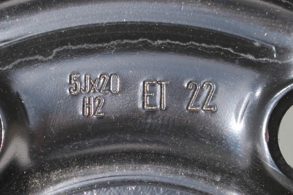 AUDI A8 KOŁO DOJAZDOWE DOJAZDÓWKA ZAPAS 4H0601027 4H0 601 027 5J*20H2 ET22 5x112 CONTINENTAL 165/60/20 113M 4H0601027 4H0601027