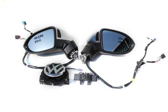 VW ARTEON KAMERY 360 5Q0980546A 3G0827469J +LUSTERKA lusterko lewe prawe 4szt kamer side assist kamera przód + tył fotochrom