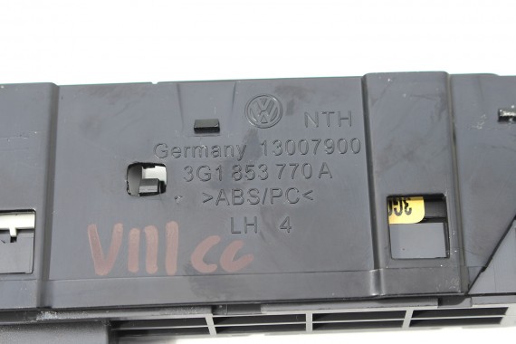 VW PASSAT B8 ARTEON PRZYCISKI PANEL 3G1853770A 3G1 853 770 A PRZYCISKÓW AIRBAG PDC PRZEŁĄCZNIKÓW  3G1853770A 3G1853770 3G1853770