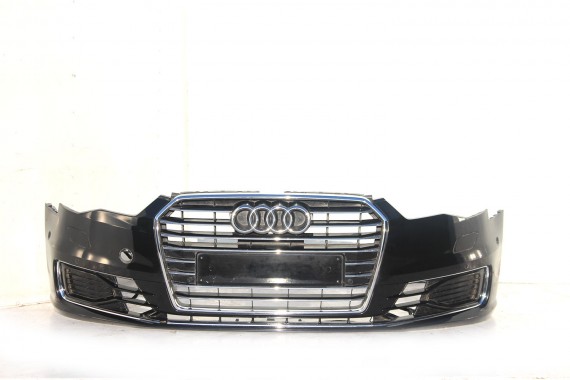 AUDI A6 4G LIFT PRZÓD maska błotniki zderzak pas przedni lampy wzmocnienie Led 4G 2015- LY9B czarny  4G0941005F 4G0941006F C7 FL