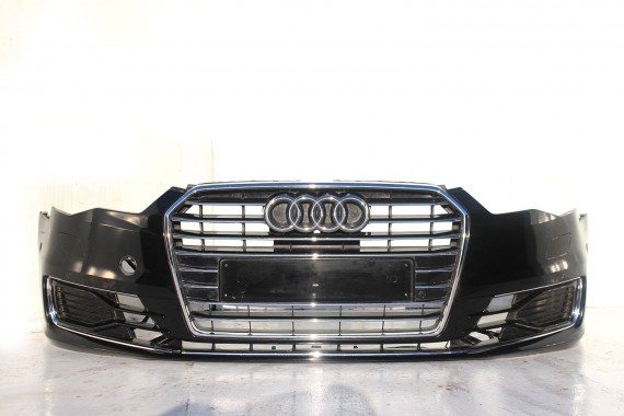 AUDI A6 4G LIFT PRZÓD maska błotniki zderzak pas przedni lampy wzmocnienie Led 4G 2015- LY9B czarny  4G0941005F 4G0941006F C7 FL