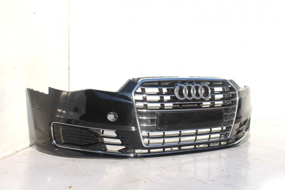 AUDI A6 4G LIFT PRZÓD maska błotniki zderzak pas przedni lampy wzmocnienie Led 4G 2015- LY9B czarny  4G0941005F 4G0941006F C7 FL
