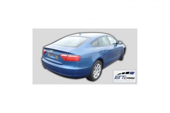 AUDI A5 SPORTBACK KOMPLETNY TYŁ ZDERZAK tylny + KLAPA BAGAŻNIKA + LAMPY lampa 8T 8T8 LX5V - niebieski (Arubablau perlefekt)