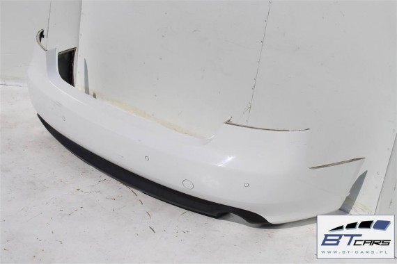 AUDI A5 LY9C TYŁ 8T ZDERZAK + KLAPA BAGAŻNIKA TYLNY TYŁ PDC pod HAK 8T Kolor: LY9C - biel ibisa