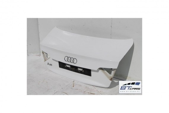 AUDI A5 LY9C TYŁ 8T ZDERZAK + KLAPA BAGAŻNIKA TYLNY TYŁ PDC pod HAK 8T Kolor: LY9C - biel ibisa