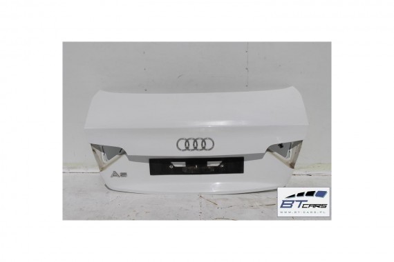 AUDI A5 LY9C TYŁ 8T ZDERZAK + KLAPA BAGAŻNIKA TYLNY TYŁ PDC pod HAK 8T Kolor: LY9C - biel ibisa