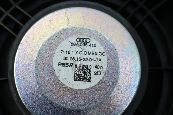 AUDI Q5 GŁOŚNIKI KOMPLET 80A035411 80A035415 ZESTAW GŁOŚNIKÓW 80A 035 411 80A 035 415  80A 2017-