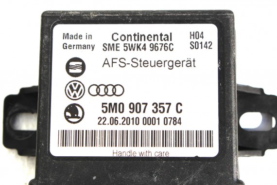 VW SEAT SKODA STEROWNIK ŚWIATEŁ 5M0907357C KIEROWANYCH moduł doświetlania zakrętów i regulacji zasięgu 5M0 907 357 C