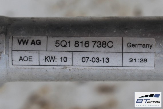 VW GOLF 7 AUDI A3 RURKI PRZEWODY KLIMATYZACJI KLIMY 5Q0816721C 5Q0820741C 5Q1816738C 5Q0820743E przewód 5Q0816721M 5Q0816721AG