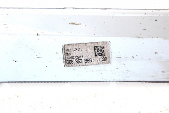 VW ARTEON LC9A LISTWA PROGOWA 3G8853855 3G8853856 Kolor biały listwy progowe 3G8 853 855 3G8853855 3G8853856 3G8853857 3G8853858