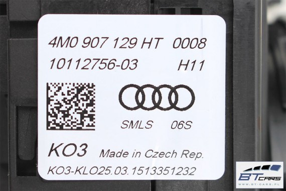 AUDI A4 MANETKI + TAŚMA AIR BAG 4M0907129HT 4M0 907 129 HT przełącznik kierownicy + moduł 8W 4M0907129MF 4N0907129LH 4N0907129LK