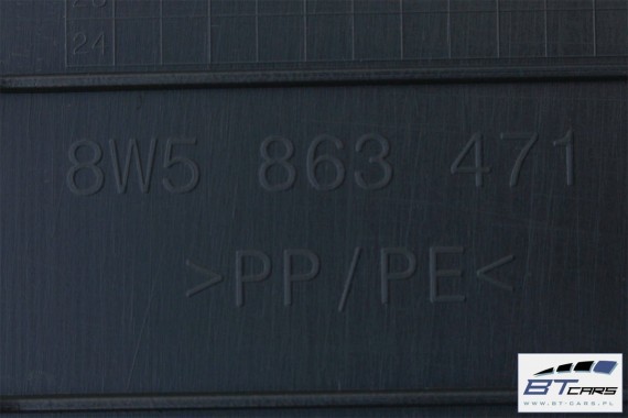 AUDI A4 B9 SEDAN BOCZEK + PAS + DYWAN BAGAŻNIKA 8W5863879F 8W5863880C 8W5863471 8W5863463A boczki bagażnik tapicerka 8W B9