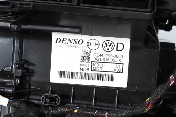 VW PASSAT B8 NAGRZEWNICA KLIMATYZACJI KLIMY DMUCHAWA 3Q1816005K 3Q1 816 005 3G 2015- 3Q1816005K 3Q1816005K 3Q1816005K 3Q1816005