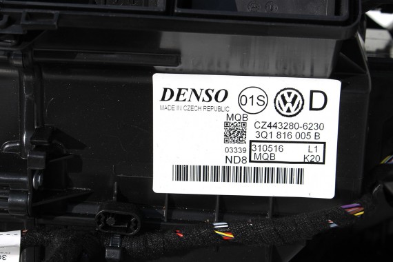 VW PASSAT B8 NAGRZEWNICA KLIMATYZACJI KLIMY DMUCHAWA 3Q1816005B 3Q1 816 005 3G 2015- 3Q1816005B 3Q1816005B 3Q1816005B 3Q1816005