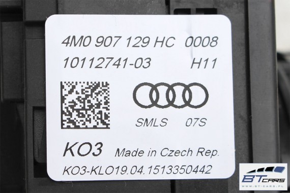 AUDI A4 MANETKI + TAŚMA AIR BAG 4M0907129HC 4M0 907 129 HC przełącznik przełączniki kierownicy + moduł manetka 8W 4N0907129KK