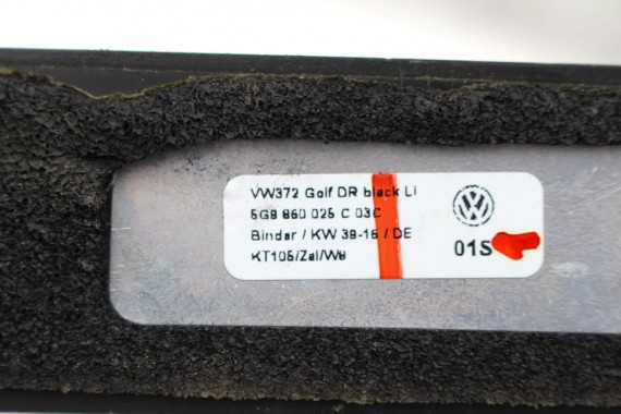 VW GOLF 7 VII LIFT GTD RELINGI DACHOWE 5G9860025C 5G9860026C 5G9860025D reling 2 sztuki czarny 5G9 860 025 C 5G9 860 026C 5G