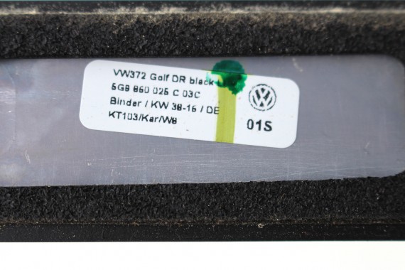 VW GOLF 7 LIFT RELINGI DACHOWE 5G9860025C 5G9860026C 5G9860025D 5G9860026D reling 2 sztuki czarny 5G9 860 025 C 5G9 860 026C 5G