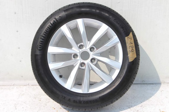 VW TOURAN KOŁO DOJAZDOWE 16 DOJAZDÓWKA ZAPAS 5TA601025 6,5J*16H2 ET48 CONTINENTAL CONTIPREMIUMCONTACT 5 205/60/16 96V