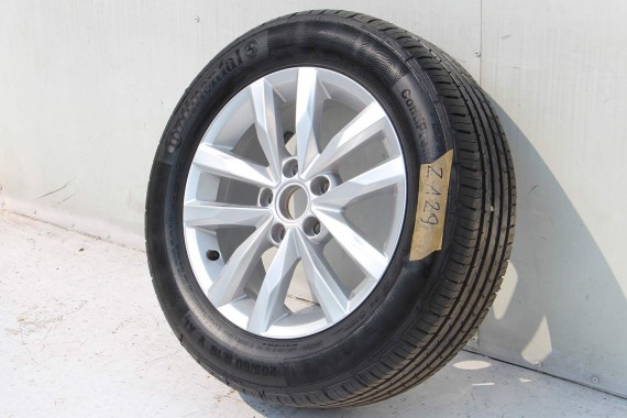 VW TOURAN KOŁO DOJAZDOWE 16 DOJAZDÓWKA ZAPAS 5TA601025 6,5J*16H2 ET48 CONTINENTAL CONTIPREMIUMCONTACT 5 205/60/16 96V