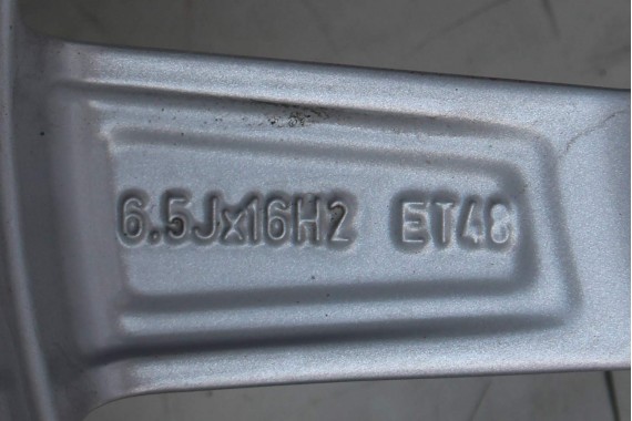 VW TOURAN KOŁO FELGA 5TA601025 DOJAZDOWE 16 DOJAZDÓWKA ZAPAS 6,5J*16H2 ET48 CONTINENTAL CONTIPREMIUMCONTACT 5 205/60/16 96V