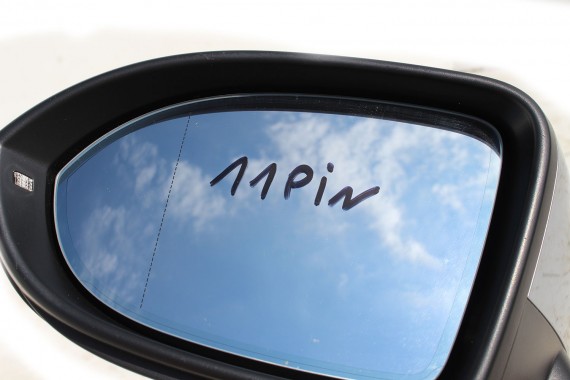 VW PASSAT B8 LA7W LUSTERKO DRZWI LEWE 11 pin  kabli zewnętrzne pinów fotochrom el.składane 3g 11pin