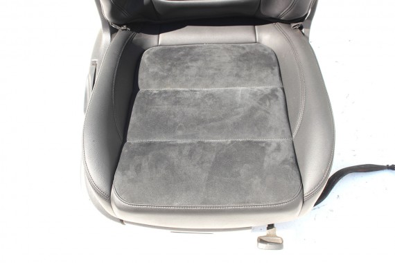 VW SHARAN 7N FOTELE KOMPLET FOTELI siedzeń siedzenia fotel tapicerka skóra kolor czarny wersja 6-osobowa 7N0