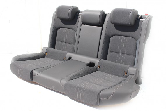 VW PASSAT B8 ALLTRACK FOTELE KOMPLET FOTELI siedzeń siedzenia tapicerka skóra KOMBI + alcantara kolor czarny 3G 3G9