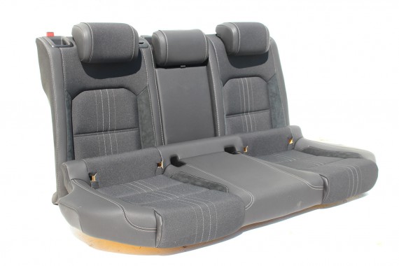 VW PASSAT B8 ALLTRACK FOTELE KOMPLET FOTELI siedzeń siedzenia tapicerka skóra KOMBI + alcantara kolor czarny 3G 3G9