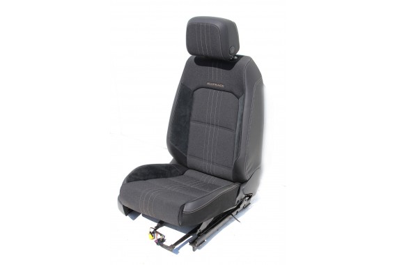 VW PASSAT B8 ALLTRACK FOTELE KOMPLET FOTELI siedzeń siedzenia tapicerka skóra KOMBI + alcantara kolor czarny 3G 3G9